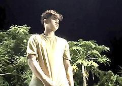 OUTDOOR: INABUTAN AKO NG LIBOG SA KALSADA KAYA NAG JAKOL AKO