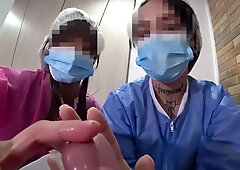Two Nurses Decided To Try Out My New Dick In Practice