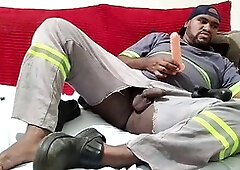 Black amateurs, cumming in, solo