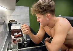 Blonde, cooking, teddy