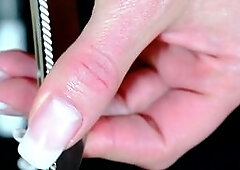 EXTREME Foot domination with tongue trampling. Feet mistress with dirty feet. Feet cleaning, eating and cornea swallowing