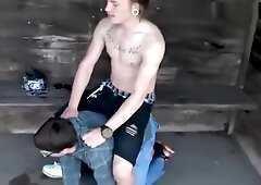 Alpha Humiliating his Slave In Public