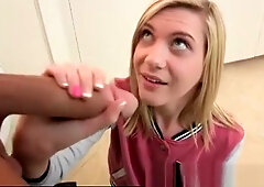 Perky Tits Blond Teen 18+ Babe Gets Her Twat Banged By Huge Cock