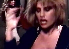 Amateur blonde and brunette lick each other