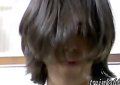 Cute teen whacking off