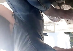 Compilation of Wetting my Jeans and pouring out from my High Heels and Panties