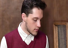 Twink Catholic Boy Ryland Kingsley Fucked By Redhead Priest Dacotah Red During Confession