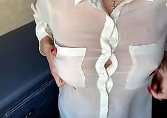 Playing with My Chubby Tits.