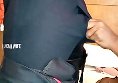 Wife Giving Blowjob To Office Friend