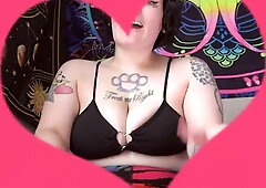 Ukrainian goth performer shows off sweaty socks after gym session
