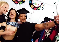 Crashing The Party Girls With Dolly Leigh, Melissa Moore And Moka Mora