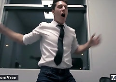 Paul Canon fucked by Kit Cohen during a job interview