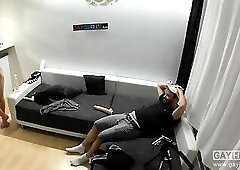 Artem Ukrainian Boy Jerks off and Cums Alone After Porn Shoot