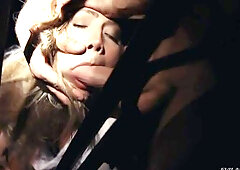 Gorgeous nighttime fuck in the missionary pose with a spicy AJ Applegate