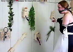 Submissive beauty taken to a new world of anal pain fil