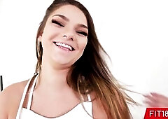 Athena returns for some other casting but this babe's not a fool and that babe did have a fun her 1st time with the casting agent so this babe wi