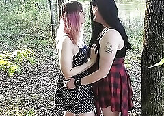 Shemale Porn Video Goth Trans Girl Gets Her Ass Fucked By Stranger In The Woods