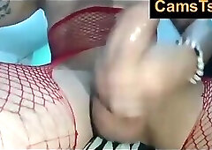 gigantic sloppy tgirl cock