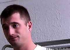 Good looking jock awaits a huge pleasure in his bottom