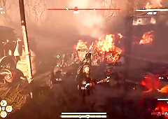 greek stud swings around spear 30