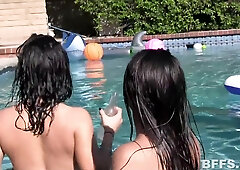Going Away Lesbian Pool Party
