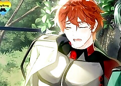 Getting off, cartoon, internal cumshot