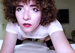 Trans-Femboy gets barebacked by large knob and groans - LexaVale