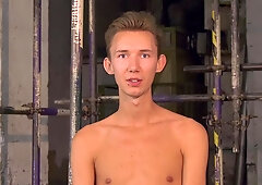 Submissive Twink Jay Mc Dally Restrained For Bdsm