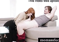 Redheaded Housewife Takes It Up the Butt from the Hunk Next Door