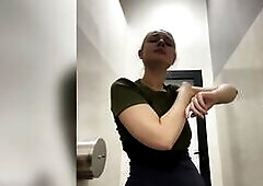 Eager unfathomable thought and anal squirting in the gym