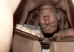 Tomando el te con papa