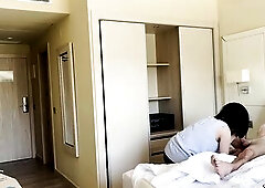 PUBLIC WEENIE FLASH. I pull out my dong in front of a hotel maid and this babe assented to jerk me off.