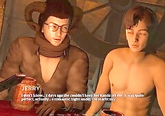 Sultry milf and curvy teenager with big boobs show off their assets