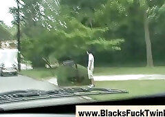 Twink enjoys coffee before sex