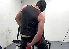 German, ball deep, gigantic dildo