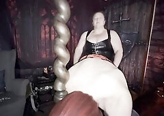 a Wonderful hard screwing whilst this babe floats in sub space x