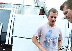 2 homosexuals have ultra-cute lovemaking