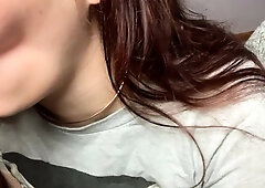 Warning Fantastic blonde big cock blowjob and cumshot