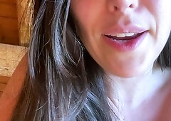 Hot brunette from squirt masturbating on webcam