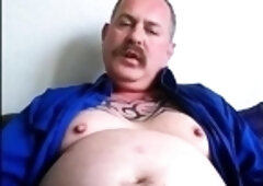 Fat Bear and Big Cock Daddy Handjob