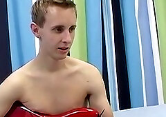 Skinny amateur Jacob Rex gets naughty and cums during a solo masturbation session