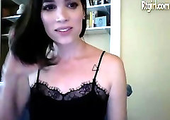 small cock trans girl teasing on cam