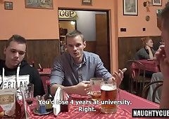 tastey queer sans a condom With Facial Cumshot