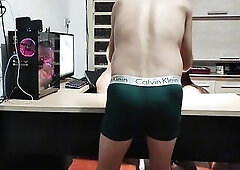 Behind the scenes, hardcore banging with a sexy, large-assed cutie.