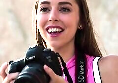 During The Time That vacationing and working on her photography, this hot sight-seer spots smth that babe probably shouldn’t photograph. What else h