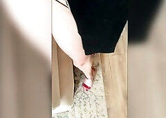 Oriental ladyboy with a very very tiny shlong