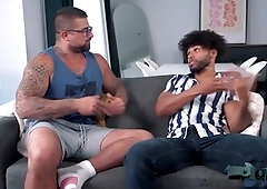 Breeding, curious straight, gay bareback anal