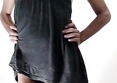 Hot lalin girl wearing underware and screaming for wang