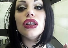 I know u're awaiting to kiss those lips of mine. Soft and ravishing lips. I dare u to kiss 'em. I do warn u, if u do kiss 'em, I will h