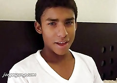 Naughty Asian gay guys sucking dick and fucking in bed